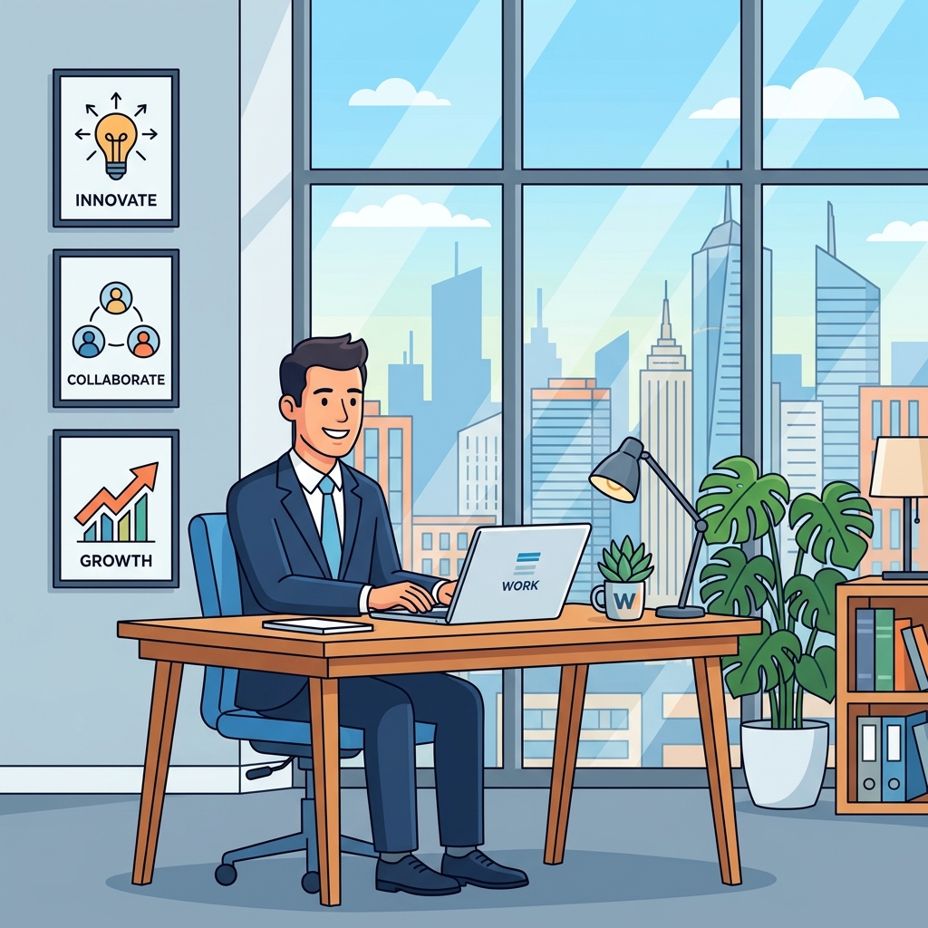 Business growth illustration